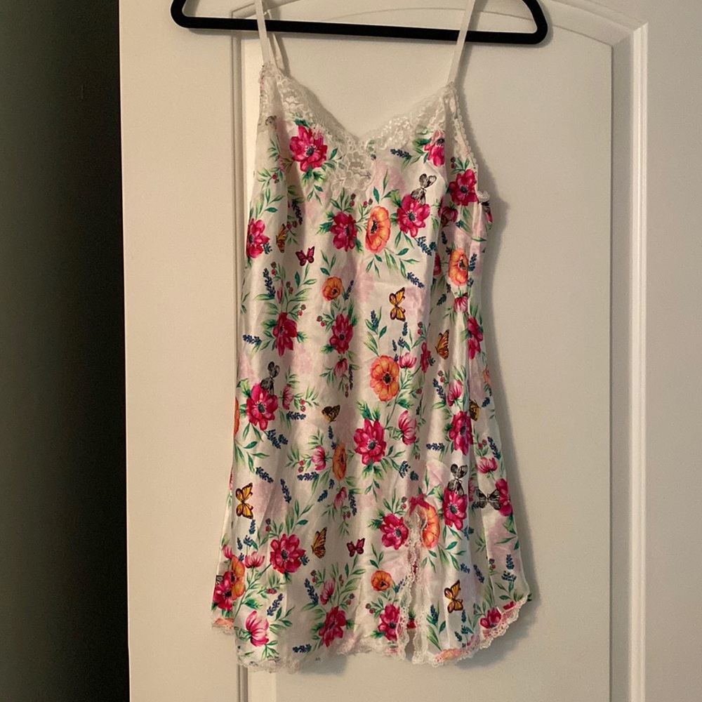Silky lace victorias secret slip small